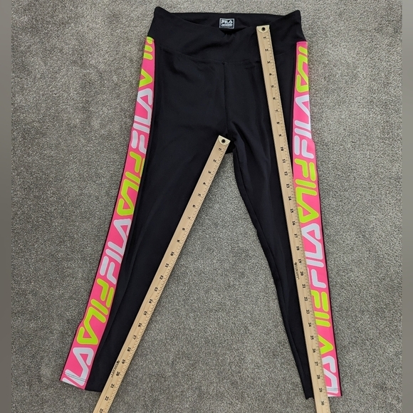 FILA cropped women's black legging Small - Picture 6 of 8